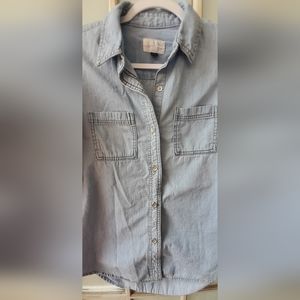 Universal standard jeans🐇 Denim shirt blue S